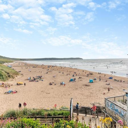2 Middlecombe - Luxury Apartment At Byron Woolacombe, Only 4 Minute Walk To Woolacombe Beach! Luaran gambar
